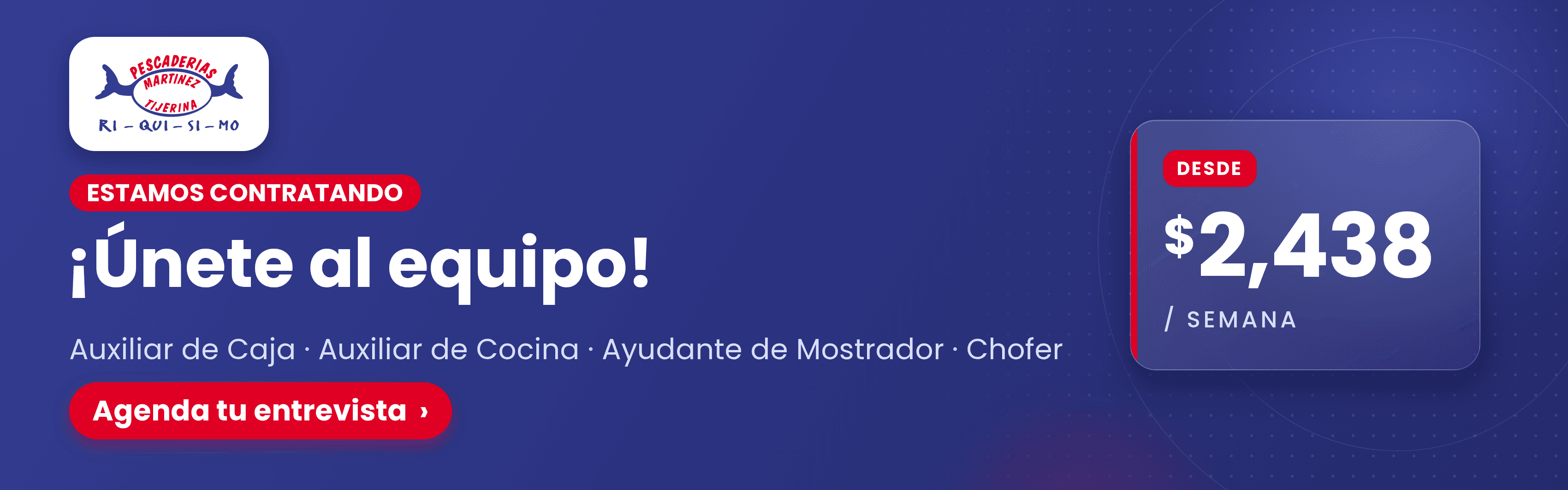 Estamos contratando